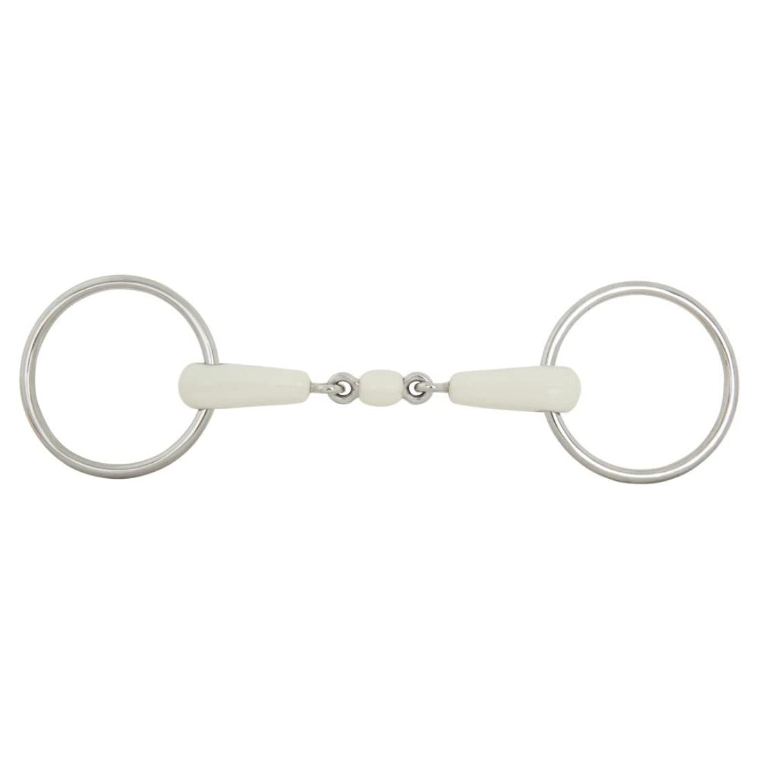 Filet BR double jointed loose ring snaffle combo comfort pour stabiliser le contact