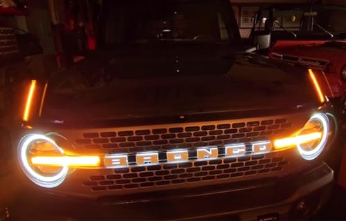 Kit LED para Luz Diurna Ford Bronco 2021+ Blanco/Ámbar miniatura 7