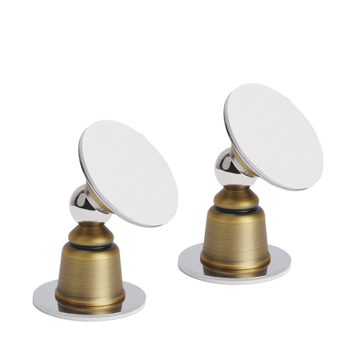 Butée de porte murale magnétique lot de 2 pour bloquer les portes avec aimant puissant