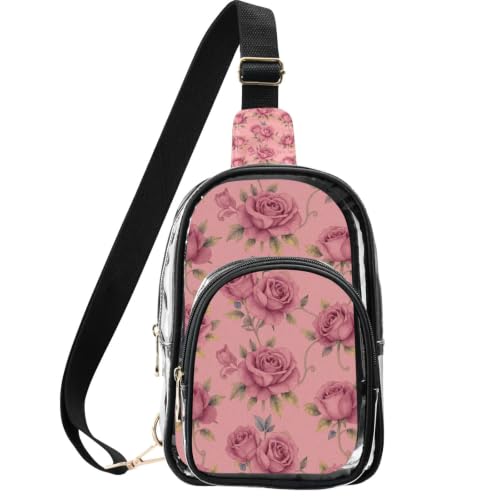 Bolsa transparente linqin para eventos deportivos con bandolera ajustable