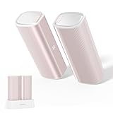 RORRY 充電式カイロ 電気式カイロ 360°全面発熱 3秒急速加熱 10000mAh大容量【2個セット・超軽量(105g)・4段階温度調節(40-55℃)】分離型 繰り返し使える 電子式ハンドウォーマー 10H長時間発熱 アルミ合金製 小型 持ち運びやすい USB充電と収納一体スタンド付 冬/通勤/通学/旅行/デスクワークなどに適用