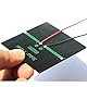 Packung mit 3 ZONADAH 0.6W 5.5V Mini Wired Solar Panel Kit, Batter Charger, DIY Home, Science School Projekte, Camping, Angeln, Wandern Outdoor Garten Licht Ladewerkzeuge