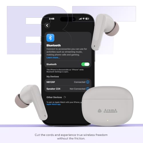 Image of AROMA NB126 Force Plus Upto 50Hr Playtime*, Fast Charging, Dual Pairing, Heavy Bass Bluetooth
