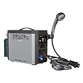 Portable Camping Shower with Constant Temperature Propane Water Heater, Built-in Rechargeable Battery and Multi-protection, Ideal for Outdoor Cleaning & Off-grid Instant Hot Water Needs