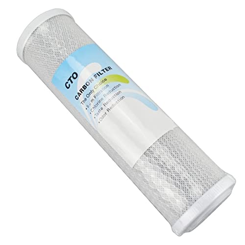Wasserfilter unter der Spüle 10 Zoll Aktivkohle Wasserfilter Standard Filterkartusche for Umkehrosmoseanlage