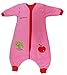 Produktbild Schlummersack Schlafsack mit Füßen ganzjährig 2.5 Tog 120 cm Äpfel | Kinder Schlafsack mit Beinen für eine Körpergröße 120-130cm | Ganzjahres Schlummersack mit Füßen 2.5 Tog