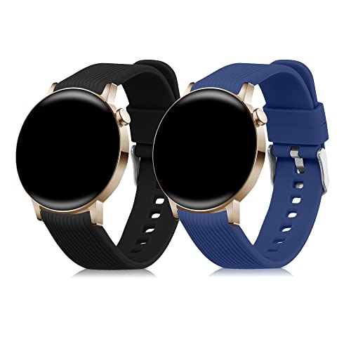 kwmobile 2x Straps for Huawei Watch GT 3 Pro 43mm / Watch GT3 42mm / GT2 42mm / MagicWatch 2 42mm Watch Strap