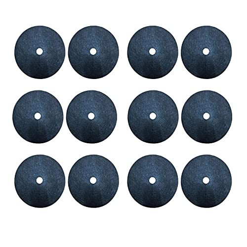 Sogaml 12 anillos de mantillo de árbol, cubiertas redondas de barrera de malezas, cubierta de planta de 24 pulgadas para protección de raíces de control de malas hierbas Cover