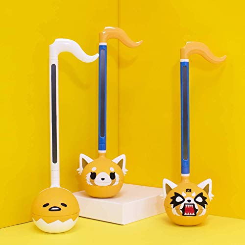 Image of Otamatone Sanrio Special Edition (2 Pc. Set - Aggretsuko Rage + Gudetama) - Fun Electronic Musical Toy Instrument by Maywa Denki (Official Licensed) [Includes Song Sheet and English Instructions]