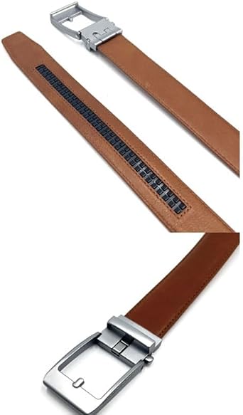 Men's Automatic Buckle Leather Belt Casual Versatile