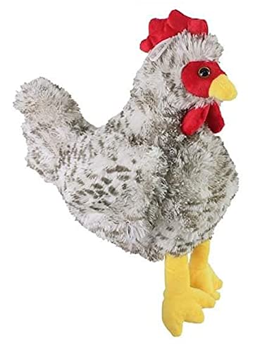 Pollo di circa 28 cm, realistico, peluche a forma
