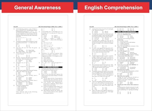 Image of Disha 33 Year-wise SSC CGL Tier I Previous Year Solved Papers (2010 - 2025) 7th Edition | Combined Graduate Level | PYQs Question Bank