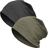 choshion 100% Cotton Lightweight Summer Hats for Women Men, Ultra Thin Slouchy Beanie Hat Oversizes T-Shirt Beanies Chemo Cap