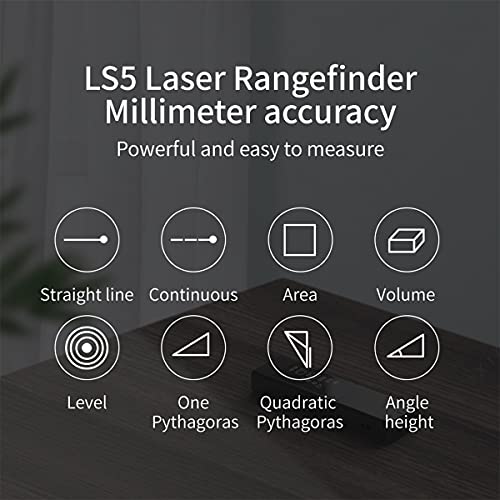 Mashem ATuMan 40m Medidor de distância digital a Mini rangefinder portátil Medidor de distância Medi