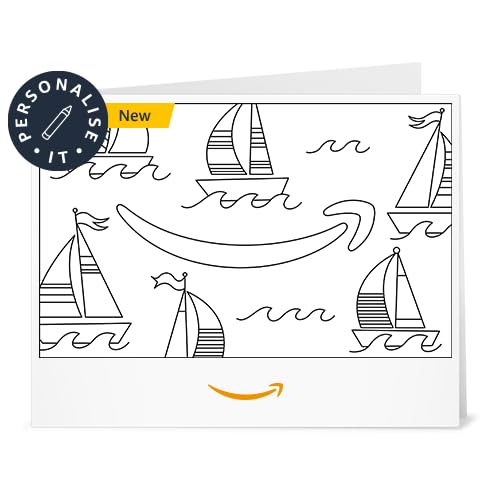 Amazon Amazon Gift Card - Print at Home - Serene Sailboats (Personalize It)