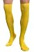 Aniwon Long High Over Knee Mens Soccer Basketball Athletic Socks Dry Fast,Medium,Yellow