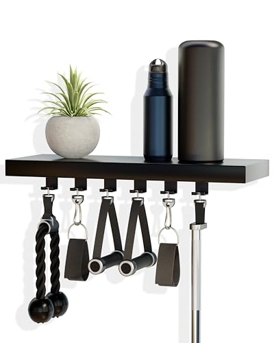 EKKLEKTIC 24 inch Tonal Accessory Floating Shelf Black - with