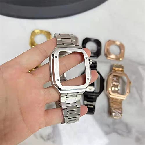 Bracelet maillons acier inoxydable Apple Watch 45mm 44mm - 7