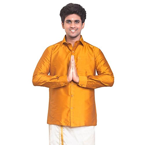 Image of THANGAMAGAN Men's Regular Fit Shirt