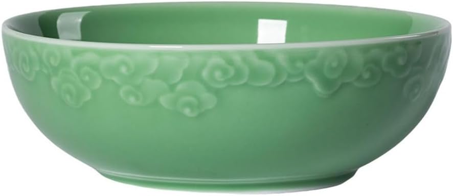 Celadon Soup Bowl Household Noodle Dinner Ceramic Hotel Chinese Ramen
