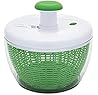 Farberware Easy to use pro Pump Spinner with Bowl, Colander and Built in draining System for Fresh, Crisp, Clean Salad and Produce, 6.6 quart, Green