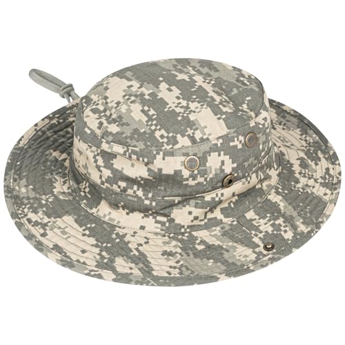 Image of Sun Hats for Men Women Boonie Hat Foldable Fishing Hat UPF 50+ Bucket Hat for Fishing Hiking Garden Safari Beach