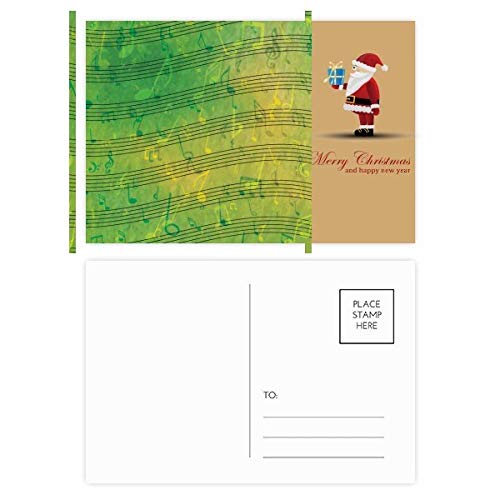 Cartes postales Père Noël Vert pour décorer vos tables de Noël en famille