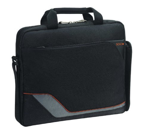 Solo New York Vector Collection Laptop Slim Brief for 14.1-Inch Notebook Computers (VTR122-4)