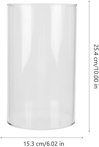 Miniatura 6 de Ipetboom Alcancía de acrílico con cilindro transparente banco de dinero caja de dinero para niños