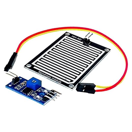 AZDelivery Modulo Sensore Pioggia, rilevatore di Acqua Piovana compatibile con Arduino incluso un E-Book!