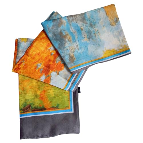 Luxurious Silk Feeling Scarf, Premium Head Scarf, Perfect Satin Hair Wraps for Women,Girls Fashion Accessory2