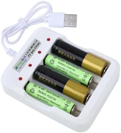 Greentech Pil Şarj Cihazı (Dört Yuvalı) - 1.2V Ni-Mh/Ni-Cd AA/AAA/GT-BC04 - Görsel 4