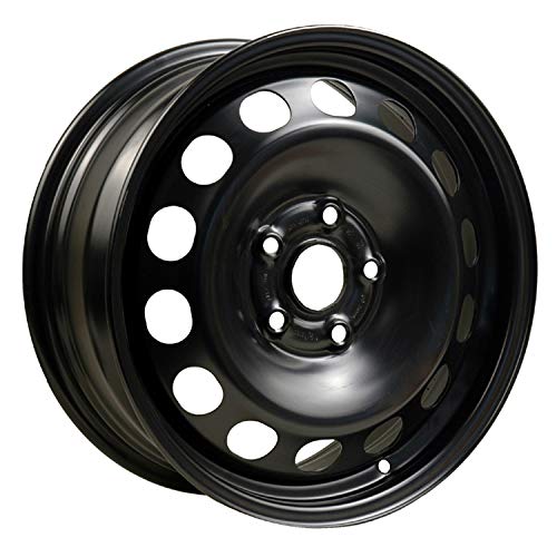 Multiple Manufactures STL69809U45N Black Wheel with Painted and Meets All Federal Motor Safety Standards (16 x 6.5 inches /5 x 112 mm, 50 mm Offset)