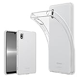 Xperia Ace III SO-53C SOG08 用 ケース ソフトケース カバー ケース 薄型 軽量 耐衝撃 衝撃吸収 シリコン TPU 透明 携帯カバ－ ワイヤレス充電用 無地 シンプル 全面 クリア マイクロドット加工 エクスペリア エース３so-53c sog08 用 互換性あり