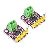 2PCS MAX98357 I2S Audio Amplifier Module, I2S 3W Class D Filterless Amplifier Breakout Audio Board for ESP32