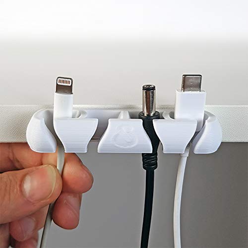 Suporte Celular Apoio Mesa Prc + Organizador Fios Cabos Pill