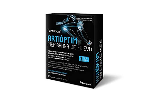 Herbora Artioptim Membrana De Huevo 30 Vcaps, Negro, Mediano