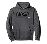 Space Geeks NASA Pullover Hoodie ,Grey ,Small