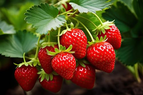 6er Set Erdbeerpflanzen im Topf gewachsen Sorte Senga® Sengana® | jede Pflanze im P 0,5 |