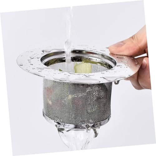 Set de 2 coladores de malla para fregadero de acero inoxidable miniatura 2