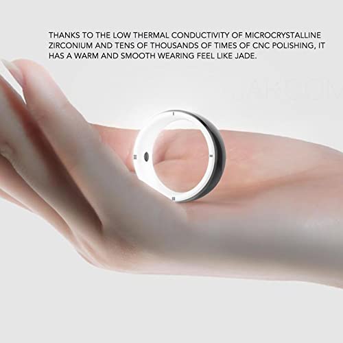 VGEBY R5 NFC Smart Ring, Multifunctional 128GB Large Storage Space Intelligent Wearable NFC Ring for Mobile Phone (L) - Image 4