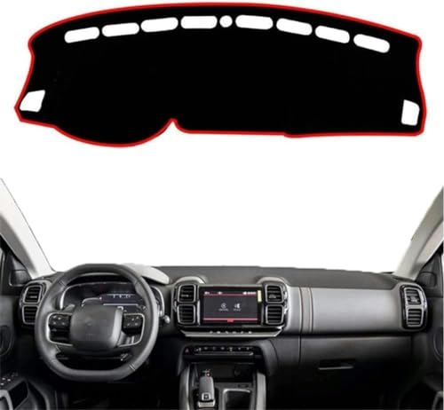 BOLNEY Tapete antiderrapante para tablier para Citroen C5 Aircross 2017-2020 tapete preto para tablier