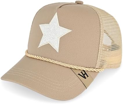VINTAGE HAVANA Trucker Hats Women | Mesh Adjustable Snapback Hat | Men & Women Cute Trendy Fashion Baseball Cap
