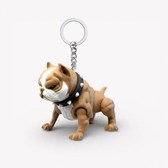 Bulldog K pek Fig r  Anahtarl k, Hediyelik  anta Aksesuar  ve Hareketli Oyuncak | Dozer