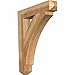 Ekena Millwork BKT04X24X28THR04RWR Thorton Craftsman Rough Sawn Bracket, 4" Width x 24" Depth x 28" Height, Western Red Cedar