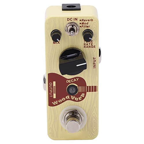 Mini pédale de guitare acoustique en métal – Transformateur 9 V CC – Taille compacte - Les Beatles, Paul McCartney, John Lennon, RIngo Starr, George Harrison Mini pédale de guitare acoustique en métal - Transformateur 9 V CC - Taille compacte
