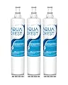 AQUA CREST 4396508 Replacement for Everydrop® Filter 5, EDR5RXD1, Whirlpool® WF-NLC240V, 4396510,PNL240V, 4396508p, 4396547, 4392857, LC400V, Refrigerator Water Filter,3 Packs