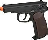 Evike Airsoft - KWC CO2 Powered Russian PM Gas Blowback Airsoft Pistol - Black