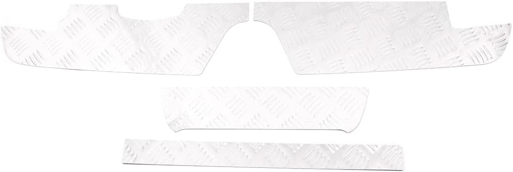 PIUGILH Fit for Hummer H3 2005-2009 Rear Bumper Protector Guard Trunk Protection Strip Aluminum Alloy Trunk Door Entry Guards Car Accessories