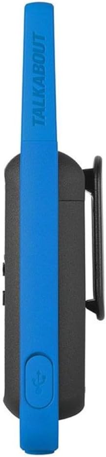 Side view of Motorola TALKABOUT T62 showing the micro USB charging port.